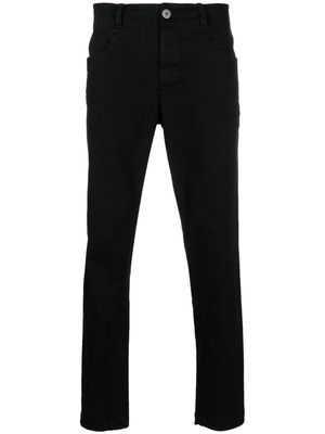 Transit skinny cotton trousers - Black