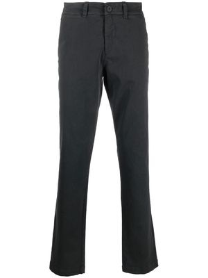 Transit slim-cut stretch-cotton trousers - Grey