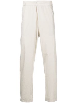 Transit straight-leg cotton trousers - Neutrals