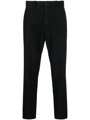 Transit tapered cotton trousers - Black