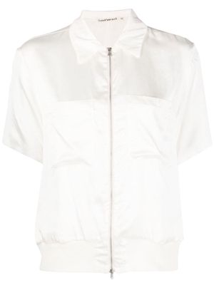 Transit zip-fastening blouse - White