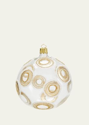Transparent Circles Christmas Ornament