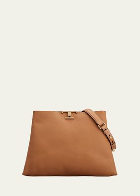 Trapeze Leather Shoulder Bag