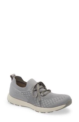 TRAQ by Alegria Froliq Knit Sneaker in Grey Leather