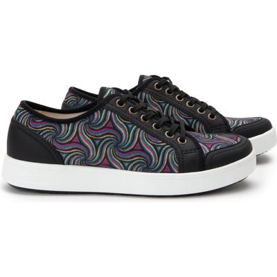 TRAQ by Alegria Sneaq Sneaker in Psych Fabric