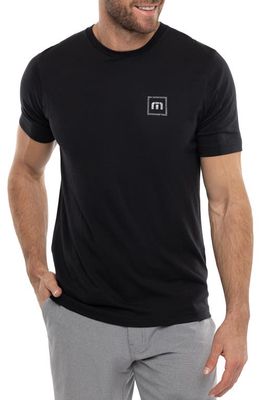 Travis Mathew Action Plan Graphic T-Shirt in Black