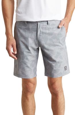 TravisMathew Atlantic Ocean Shorts in Heather Light Grey