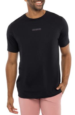 TravisMathew Carnation Coral Graphic T-Shirt in Black