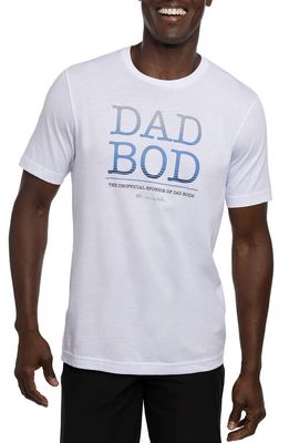 TravisMathew Dad Bod 2.0 Graphic Tee in White/Blue