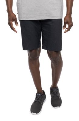 TravisMathew Night Cat Stretch Performance Shorts in Black