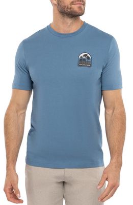 TravisMathew Ocean Liner Logo Graphic T-Shirt in Stellar Blue