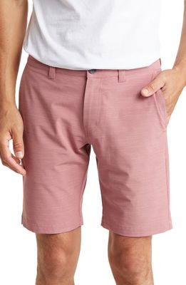 TravisMathew On a Boat Shorts in Heather Ruby Wine