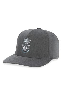 TravisMathew Ozarks Baseball Cap in Heather Black