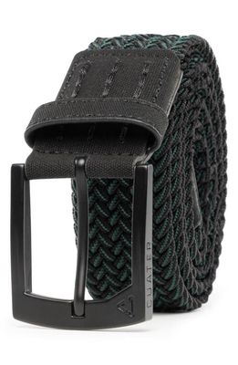 TravisMathew Pass the Queso Stretch Belt in Black/Laurel