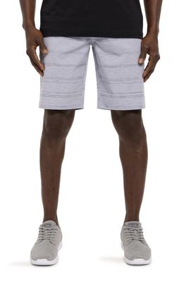 TravisMathew Provisions Stripe Shorts in Roan Rouge