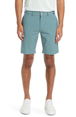 TravisMathew Sand Harbor Shorts in Heather Silver Pine