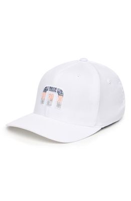 TravisMathew Swim with Dolphins Baseball Cap in White