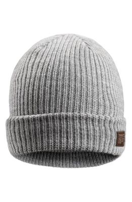 TravisMathew Take Down Beanie in Heather Grey