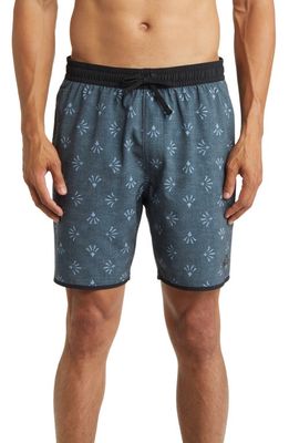 TravisMathew Terrace Park Swim Trunks in Heather Black