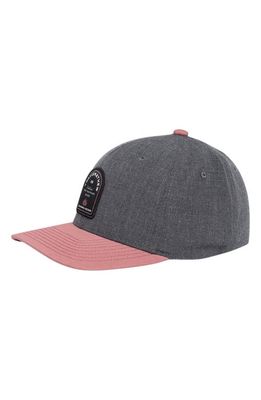 TravisMathew Upsell Baseball Cap in Heather Grey Pinstripe