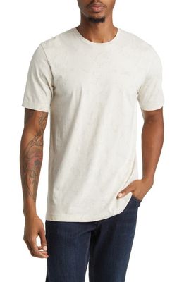 TravisMathew Warmer Tides Cotton T-Shirt in Moonbeam