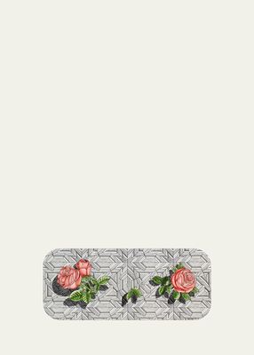 Tray 25X60cm - Musciarabia With Roses Color