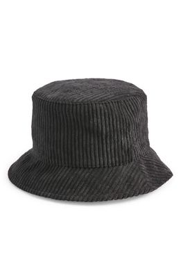 Treasure & Bond Corduroy Bucket Hat in Black