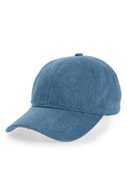 Treasure & Bond Core Cotton Baseball Cap in Blue