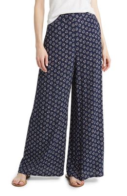 Treasure & Bond Floral Pants in Navy Mary Floral
