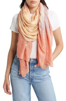 Treasure & Bond Floral Scarf in Pink Oceanic Ombre