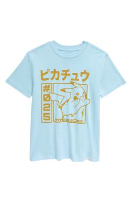 Treasure & Bond Kids' Graphic T-Shirt in Blue Crystal Pokemon