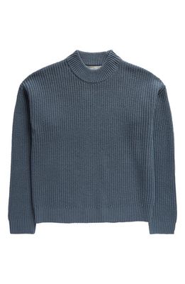 Treasure & Bond Kids' Mock Neck Sweater in Blue Mirage