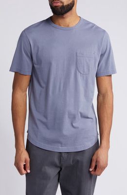 Treasure & Bond Short Sleeve Curved Hem T-Shirt in Grey Folkstone