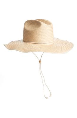 Treasure & Bond Straw Camper Hat in Natural Combo