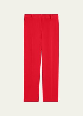 Treeca 4 Admiral Crepe Tailored Crop Trousers