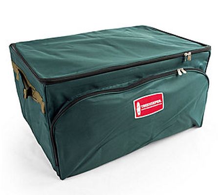 TreeKeeper Three-Tray Ornament Storage Bag w/ F ront Pocket