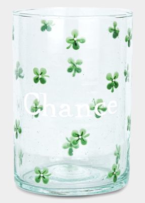 Trefle Chance Drinking Glass