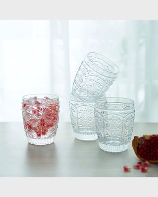 Trestle Double Old Fashioned Clear - Set of 4