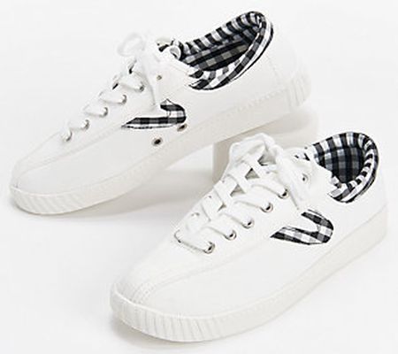 Tretorn Gingham Lace-Up Sneakers - Nylite Plus Canvas