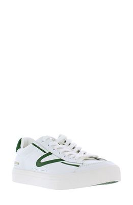 Tretorn Hopper Sneaker in White Green