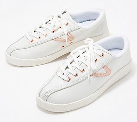 Tretorn Lace-Up Sneakers - Nylite Leather