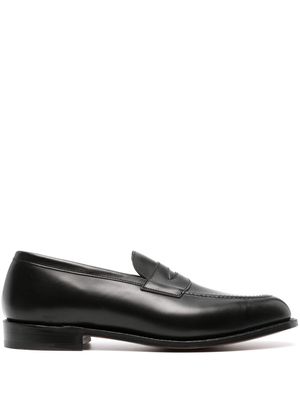 Tricker's Havard leather loafers - Black