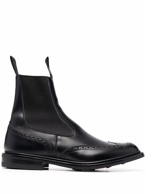 Tricker's Henry leather boots - Black