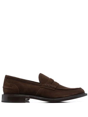 Tricker's James suede penny loafers - Brown