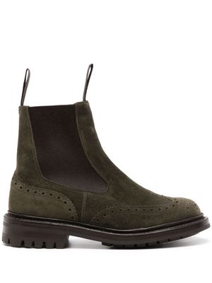 Tricker's Silvia suede boots - Green