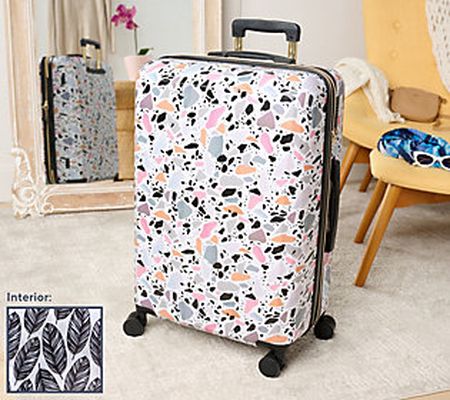 Triforce Medium Hardside Rolling Suitcase with Printed Lining