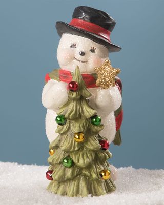 Trimming The Tree Snowman
