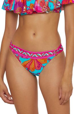 Trina Turk Meilani Hipster Bikini Bottoms in Blue Multi