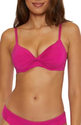 Trina Turk Monaco Underwire Bikini Top in Sangria