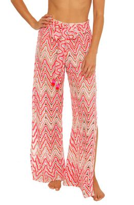 Trina Turk Serafina Cover-Up Pants in Pink